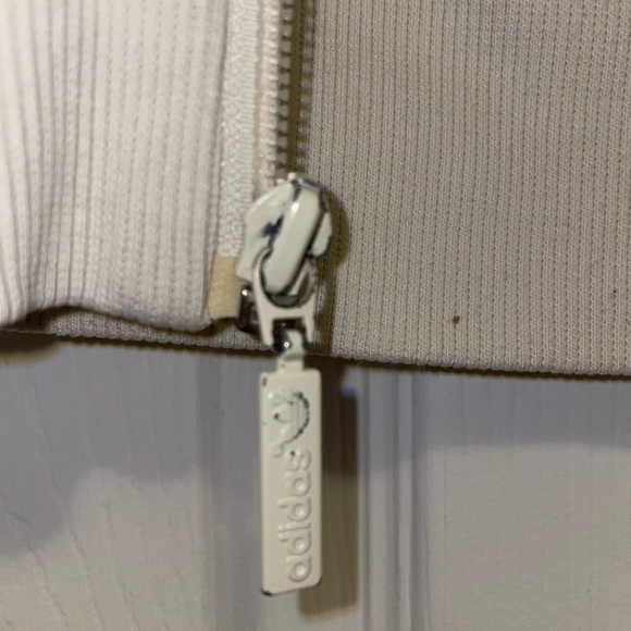 Adidas vintage pink and cream track sweater size small - Picture 5 of 5